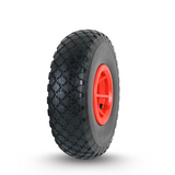 FROSAL Ersatzrad - PU Rad Nabe 16mm/50mm für Bollerwagen oder Sackkarre pannensicher