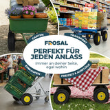 Frosal Ersatzrad Transportwagen pannensicher 16 mm Achse Gelb 4.10 / 3,50