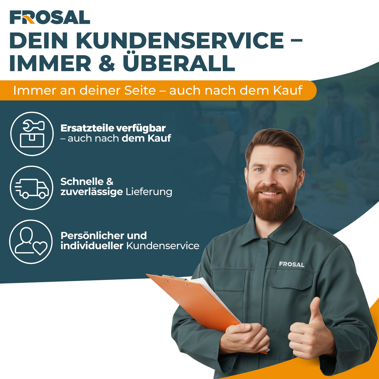FROSAL Faltbarer Bollerwagen Leo mit Sonnendach und Stauraumerweiterung