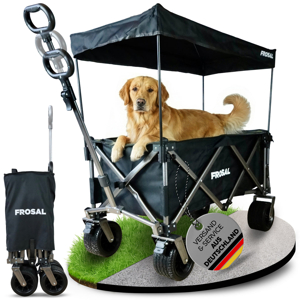 FROSAL Bollerwagen Theo faltbar