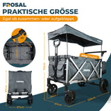 FROSAL Bollerwagen VICTOR faltbar für Kinder klappbar