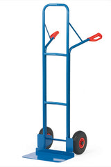 Fetra B1328V/B1328L/B1328P Stahlrohrkarren 300 kg, Höhe 1600 mm, breite Schaufel