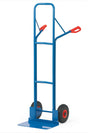 Fetra B1328V/B1328L/B1328P Stahlrohrkarren 300 kg, Höhe 1600 mm, breite Schaufel