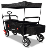 FUXTEC Bollerwagen FX-CT500 mit Sonnendach faltbar, in schwarz