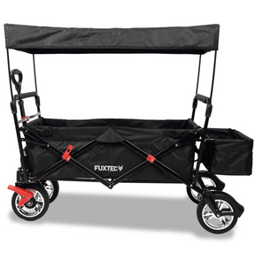 FUXTEC Bollerwagen FX-CT500 mit Sonnendach faltbar, in schwarz