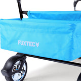 FUXTEC Bollerwagen CT-500ATB türkis mit Dach faltbar