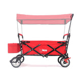 FUXTEC Bollerwagen CT-500 rot mit Sonnendach faltbar