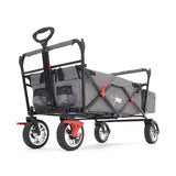 FUXTEC Bollerwagen CT-500AGB grau mit Sonnendach