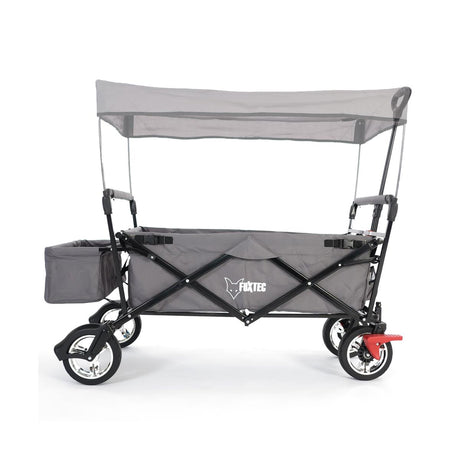 FUXTEC Bollerwagen CT-500AGB grau mit Sonnendach