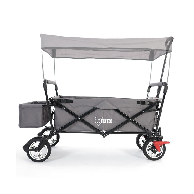 FUXTEC Bollerwagen CT-500AGB grau mit Sonnendach