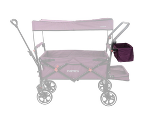 Stoffbezug für Hecktasche CT850 Purpur