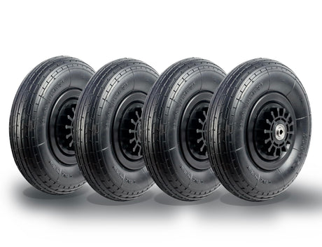 4 x FROSAL Luftreifen für Bollerwagen Leo und Loki Fuxtec Kesser uvm.