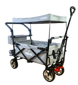 Bollerwagen FROSAL Leo silbergrau soft