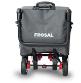Bollerwagen Frosal Leo grau inkl. Regenverdeck