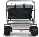 FROSAL Bollerwagen Alex faltbar schwarz/grau Strandwagen breite Reifen
