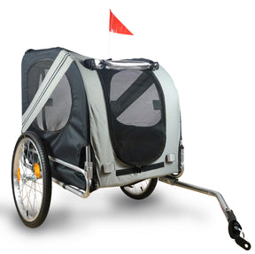 FROSAL Fahrradanhänger Lukas für Hunde Hundeanhänger