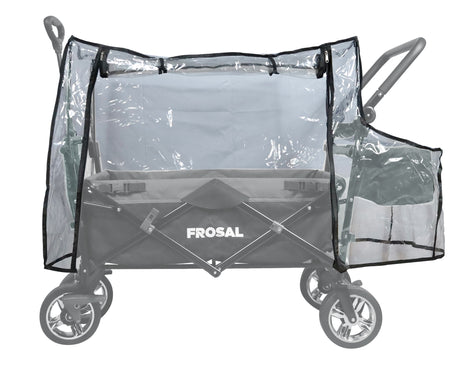 Regenverdeck FROSAL Bollerwagen Loki Regenschutz
