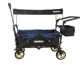 FROSAL Bollerwagen Loki Schwarz/blau