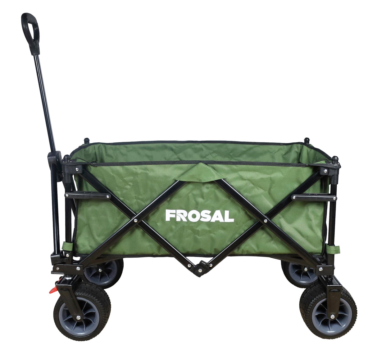 FROSAL faltbarer Bollerwagen Emil grün Faltbollerwagen