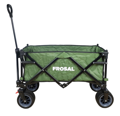 FROSAL faltbarer Bollerwagen Emil grün Faltbollerwagen