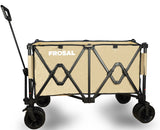 FROSAL faltbarer Bollerwagen Anton beige - XXL