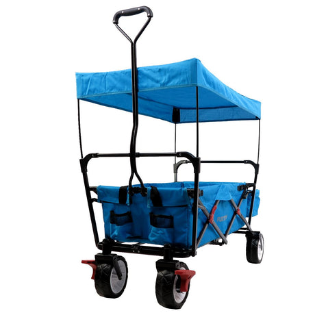 FUXTEC Bollerwagen FX-CT350 türkisblau