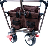 FUXTEC Bollerwagen FX-CT350 schokobraun