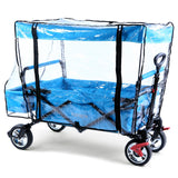 FUXTEC Regenschutz transparent für Bollerwagen CT500