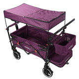 FUXTEC faltbarer Premium Bollerwagen FX-CT850 in Purpur (Lila)