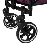 FUXTEC faltbarer Premium Bollerwagen FX-CT850 in Purpur (Lila)