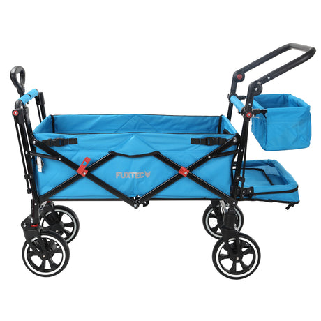 FUXTEC faltbarer Premium Bollerwagen FX-CT850 in Türkis