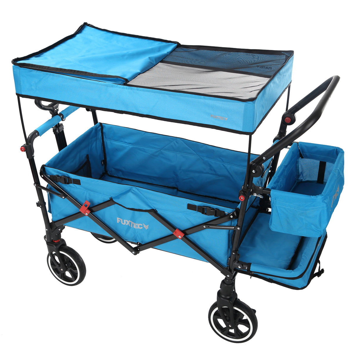 FUXTEC faltbarer Premium Bollerwagen FX-CT850 in Türkis