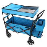 FUXTEC faltbarer Premium Bollerwagen FX-CT850 in Türkis