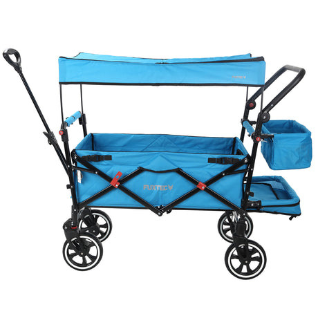 FUXTEC faltbarer Premium Bollerwagen FX-CT850 in Türkis