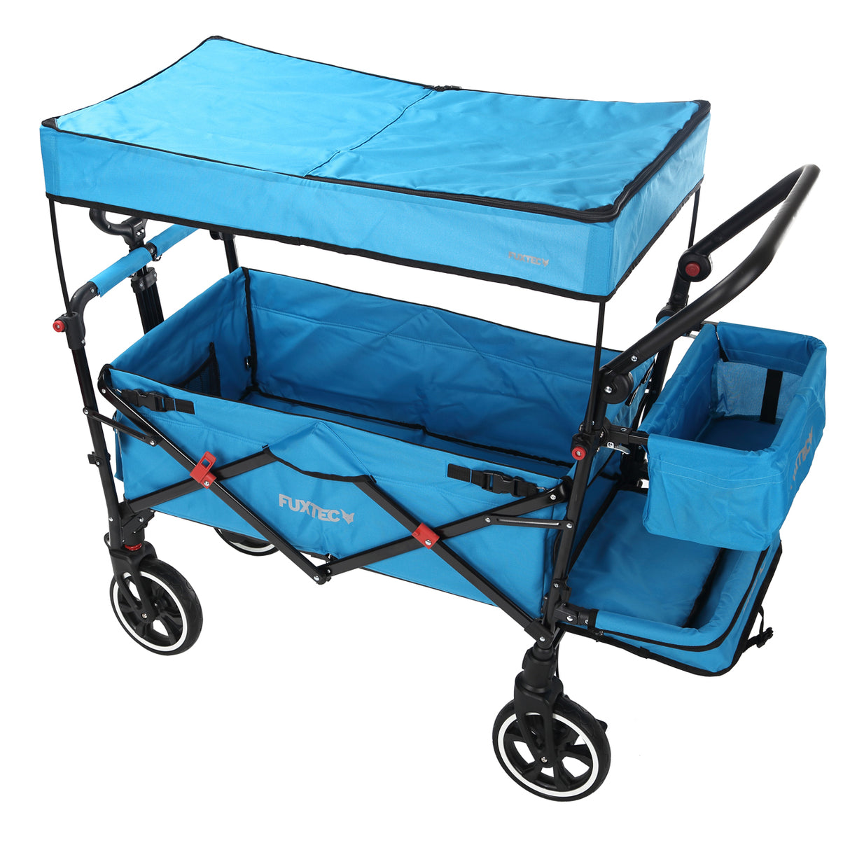 FUXTEC faltbarer Premium Bollerwagen FX-CT850 in Türkis