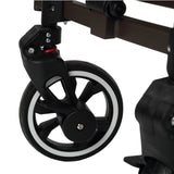 FUXTEC faltbarer Premium Bollerwagen FX-CT850 in Braun