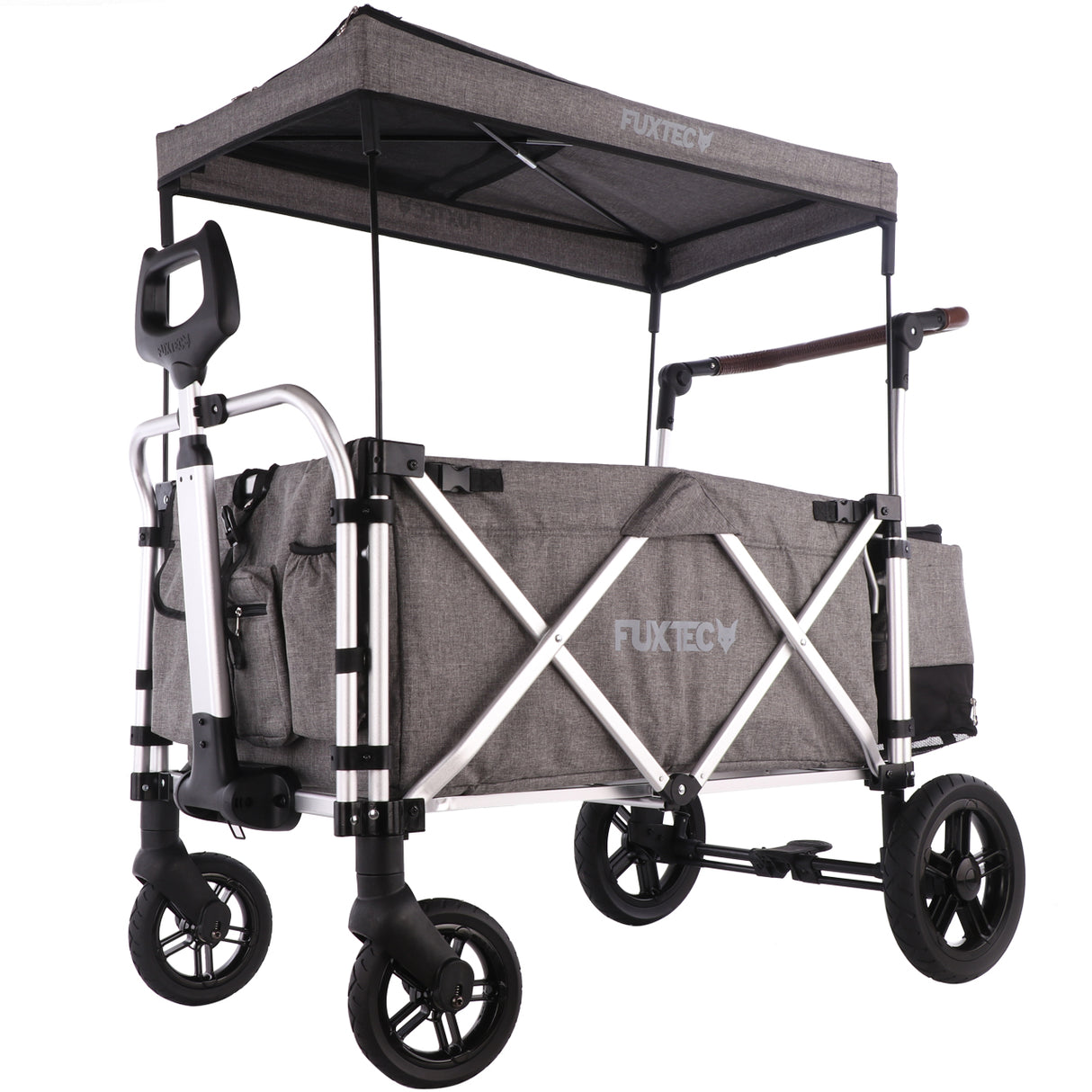 FUXTEC faltbarer Premium Bollerwagen FX-CTL-900 in Premium Grau
