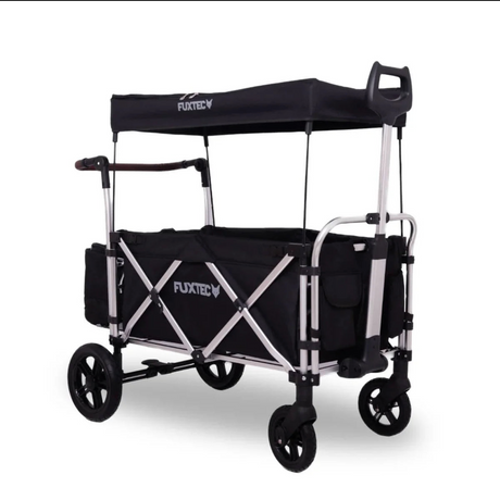 FUXTEC faltbarer Premium Bollerwagen FX-CTL-900 in schwarz