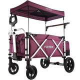 FUXTEC faltbarer Premium Bollerwagen FX-CTL-900 in Lila (Purpur)