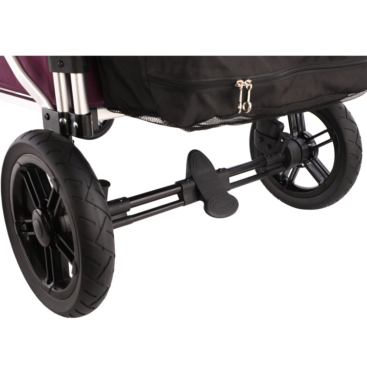 FUXTEC faltbarer Premium Bollerwagen FX-CTL-900 in Lila (Purpur)