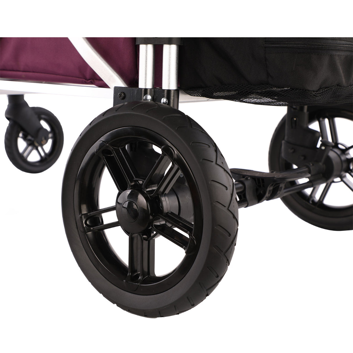 FUXTEC faltbarer Premium Bollerwagen FX-CTL-900 in Lila (Purpur)