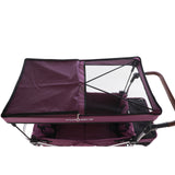 FUXTEC faltbarer Premium Bollerwagen FX-CTL-900 in Lila (Purpur)