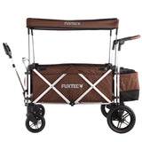 FUXTEC faltbarer Premium Bollerwagen FX-CTL-900 in Braun