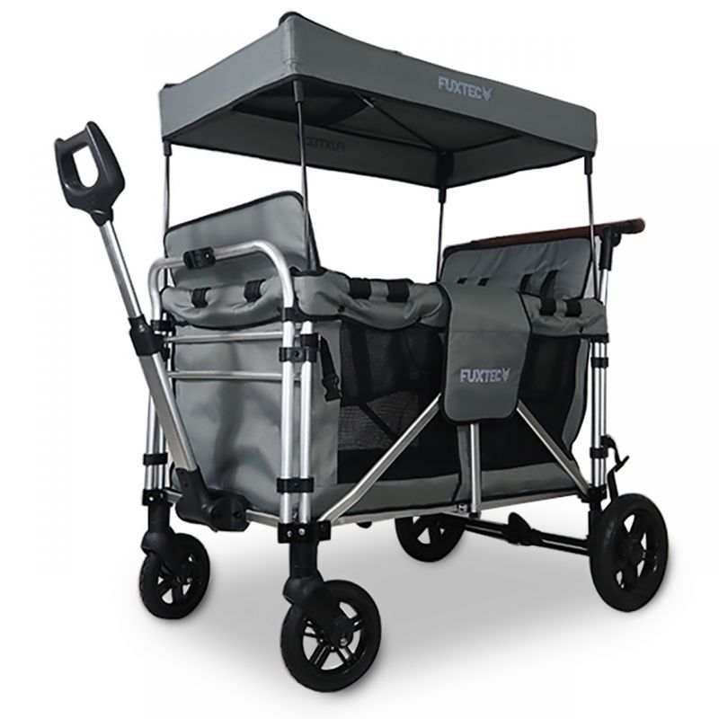 FUXTEC 4-Sitzer XL Luxus Bollerwagen FX-CTXL900 Grau