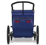FUXTEC Fahrradanhänger/Jogger mit Jogger-Rad in blau