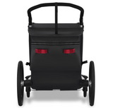 FUXTEC Fahrradanhänger/Jogger mit Jogger-Rad in schwarz