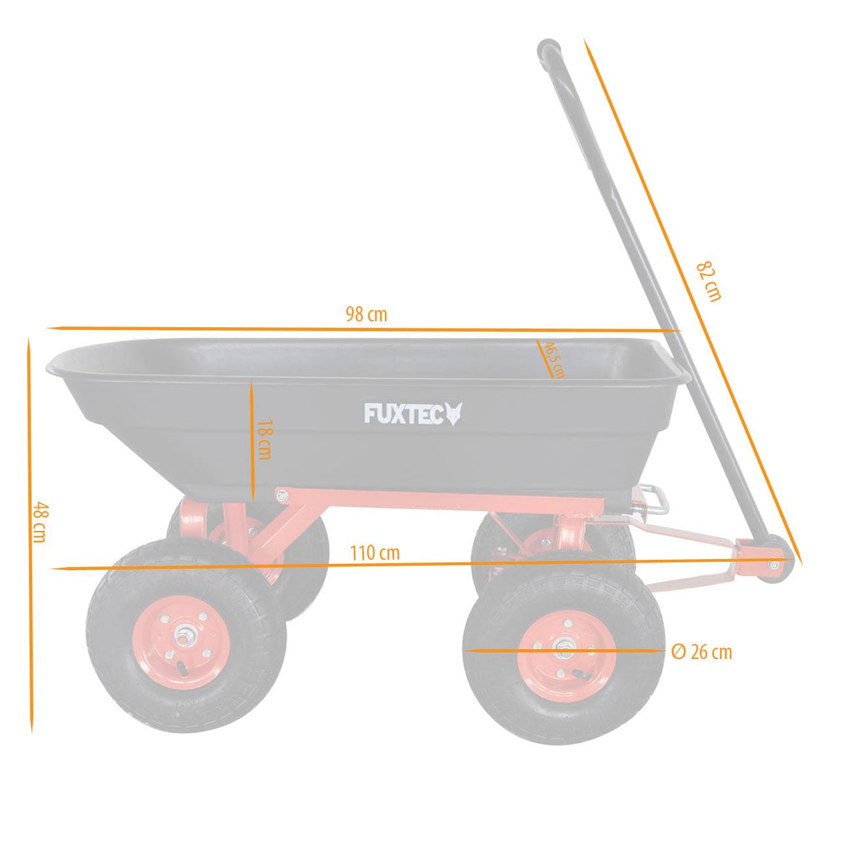 FUXTEC Kippwagen