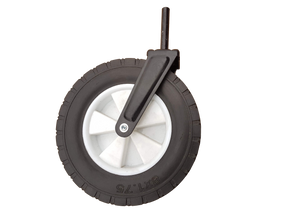 FROSAL Ersatzrad Bollerwagen Lars und Bel Sol Radhalter Kunststoff Weiss Rad