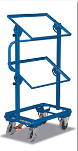 VARIOfit Beistellwagen offen und neigbar, mit EasySTOP, sw-400.802