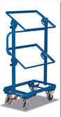 VARIOfit Beistellwagen offen und neigbar, mit EasySTOP, sw-400.802